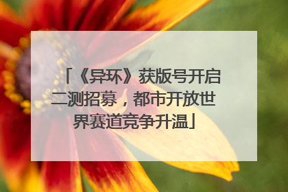 《异环》获版号开启二测招募，都市开放世界赛道竞争升温