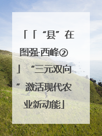 「“县”在图强·西峰②」“三元双向”激活现代农业新动能