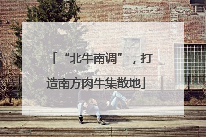 “北牛南调”，打造南方肉牛集散地
