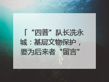 “四普”队长冼永城：基层文物保护，要为后来者“留言”｜文化中国行·我在广东找文物