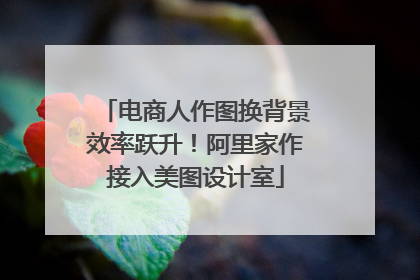 电商人作图换背景效率跃升！阿里家作接入美图设计室