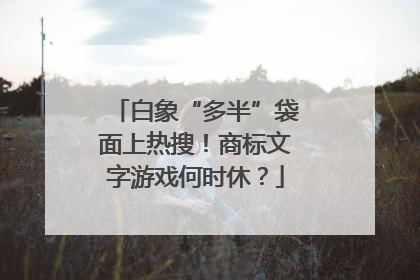 白象“多半”袋面上热搜！商标文字游戏何时休？