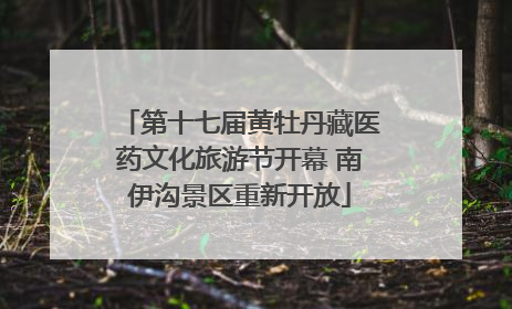 第十七届黄牡丹藏医药文化旅游节开幕 南伊沟景区重新开放