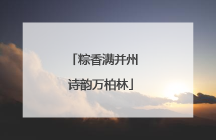 粽香满并州 诗韵万柏林