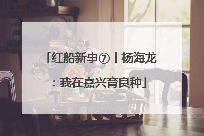 红船新事⑦丨杨海龙：我在嘉兴育良种