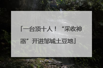一台顶十人！“采收神器”开进邹城土豆地