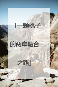一颗桃子的两岸融合之路