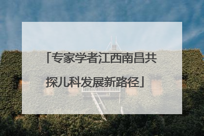 专家学者江西南昌共探儿科发展新路径