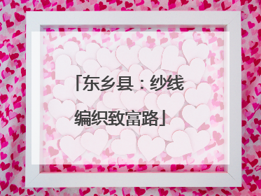 东乡县：纱线编织致富路