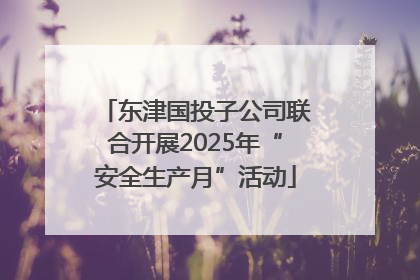 东津国投子公司联合开展2025年“安全生产月”活动