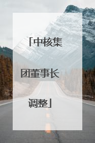 中核集团董事长调整