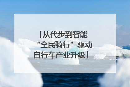 从代步到智能 “全民骑行”驱动自行车产业升级