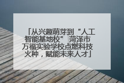 从兴趣萌芽到“人工智能基地校” 菏泽市万福实验学校点燃科技火种，赋能未来人才