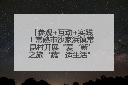 参观+互动+实践！常熟市沙家浜镇常昆村开展“爱‘新’之旅‘蔬’适生活”参观学习活动