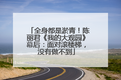 全身都是淤青！陈丽君《我的大观园》幕后：面对滚楼梯，没有做不到