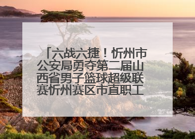六战六捷！忻州市公安局勇夺第二届山西省男子篮球超级联赛忻州赛区市直职工组比赛冠军