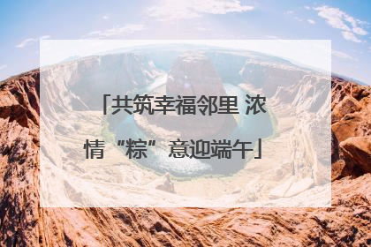 共筑幸福邻里 浓情“粽”意迎端午