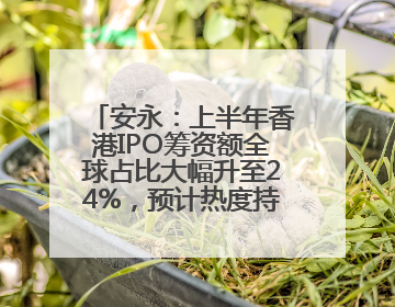 安永：上半年香港IPO筹资额全球占比大幅升至24%，预计热度持续推升