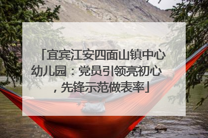宜宾江安四面山镇中心幼儿园：党员引领亮初心，先锋示范做表率