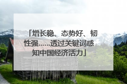 增长稳、态势好、韧性强……透过关键词感知中国经济活力