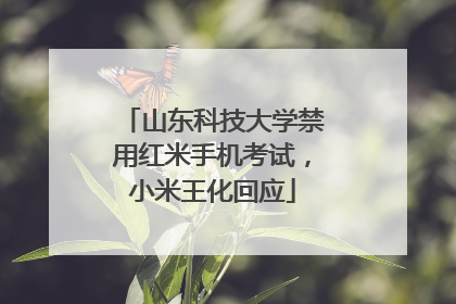 山东科技大学禁用红米手机考试，小米王化回应