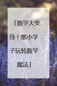 数学大变身！墨小学子玩转数学魔法