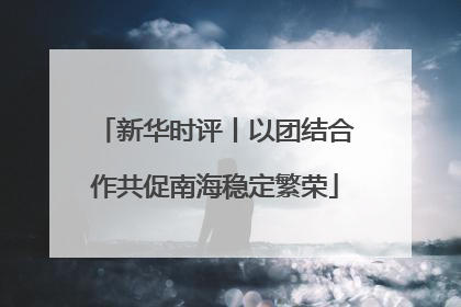 新华时评丨以团结合作共促南海稳定繁荣