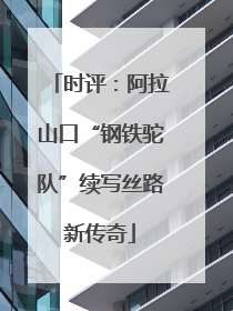 时评：阿拉山口“钢铁驼队”续写丝路新传奇