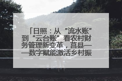日照：从“流水账”到“云台账”看农村财务管理新变革，莒县——数字赋能激活乡村振兴“一池春水”