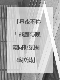 昼夜不停！战鹰与晚霞同框氛围感拉满