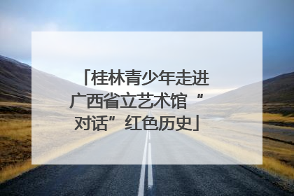 桂林青少年走进广西省立艺术馆“对话”红色历史