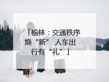 榆林：交通秩序焕“新” 人车出行有“礼”