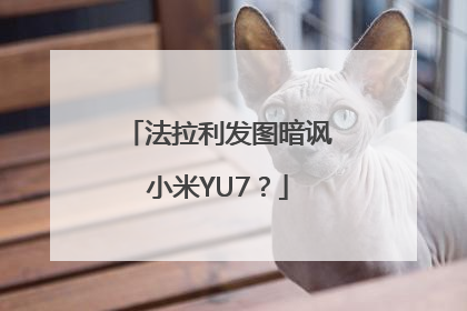 法拉利发图暗讽小米YU7？