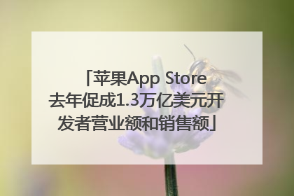 苹果App Store去年促成1.3万亿美元开发者营业额和销售额
