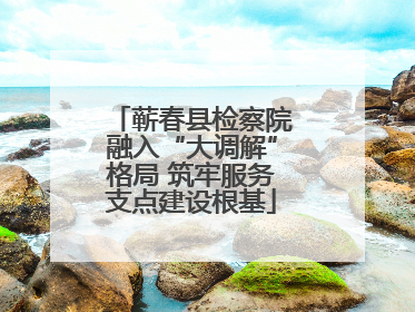 蕲春县检察院融入“大调解”格局 筑牢服务支点建设根基