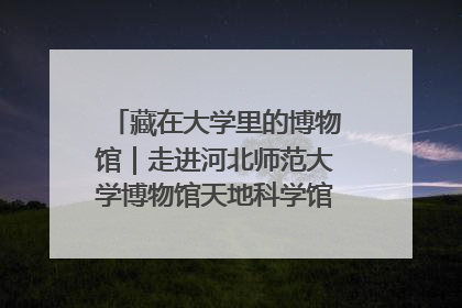 藏在大学里的博物馆｜走进河北师范大学博物馆天地科学馆：在校园里赴一场“宇宙之约”