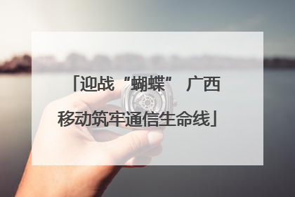 迎战“蝴蝶” 广西移动筑牢通信生命线