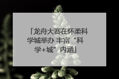 龙舟大赛在怀柔科学城举办 丰富“科学+城”内涵