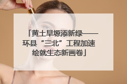 黄土旱塬添新绿——环县“三北”工程加速绘就生态新画卷