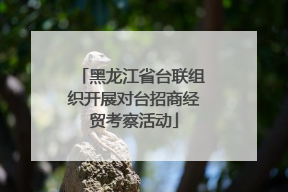 黑龙江省台联组织开展对台招商经贸考察活动