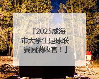 2025威海市大学生足球联赛圆满收官！