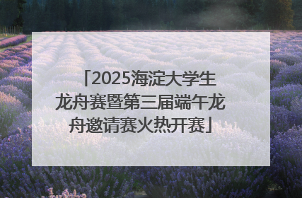 2025海淀大学生龙舟赛暨第三届端午龙舟邀请赛火热开赛