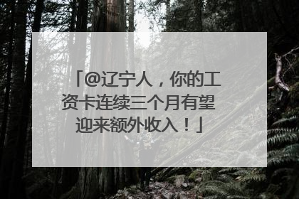 @辽宁人，你的工资卡连续三个月有望迎来额外收入！